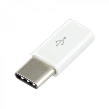 SBOX MicroUSB -&gt; USB-C adapter white