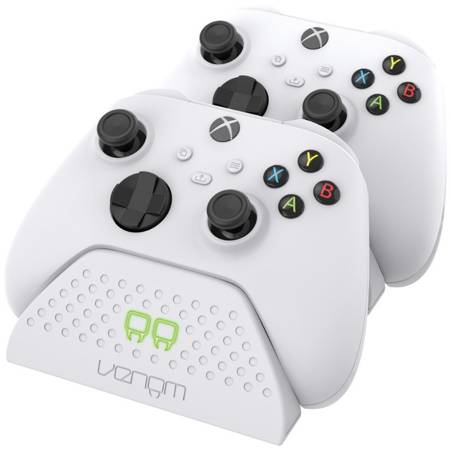 Venom Podwójna stacja dokująca do padów Xbox S/X biała